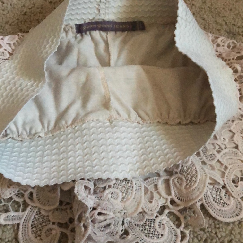 Beige lace shorts size M - Picture 3 of 3